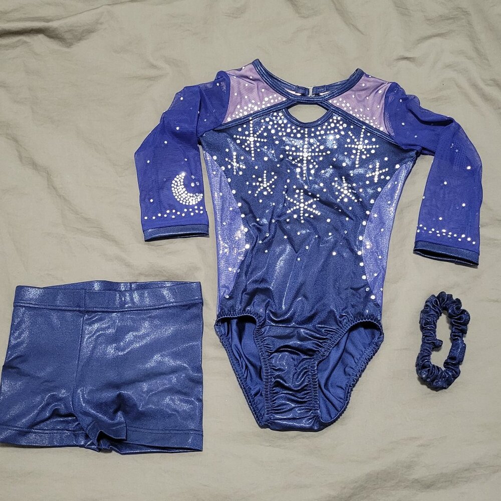 Child custom gymnastics comp suit